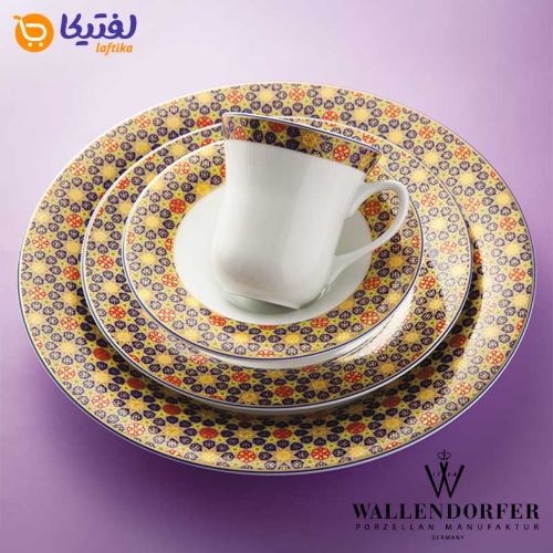 چیدمان سرویس-صوفی-والندورفر-Wallendorfer-شهرزاد-چینی-زرین-12-نفره-108-پارچه