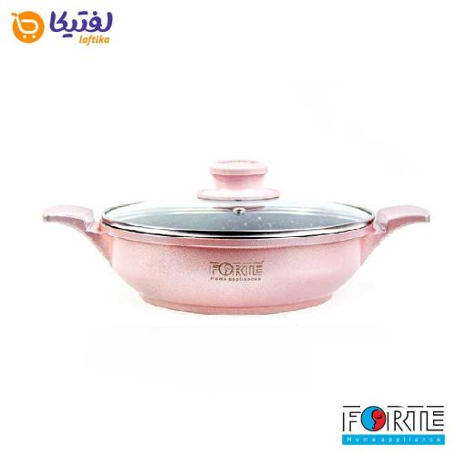 تابه گرانیتی فورته مدل اسکار پلاس سایز 28 رنگ Peach