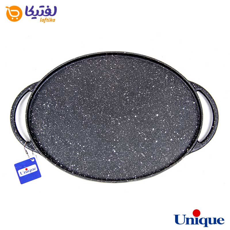 تابه گریل چدنی یونیک بیضی درب دار UN-6011