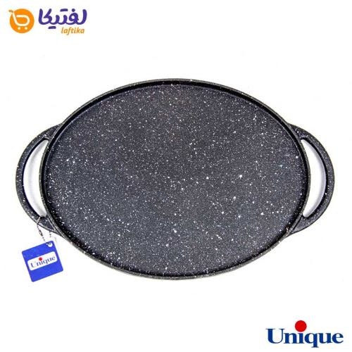 تابه گریل چدنی یونیک بیضی درب دار UN-6011
