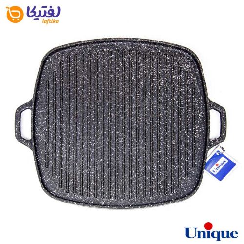 تابه گریل چدنی یونیک مربع 32 سانتیمتری (زیره چوبی) UN-6017