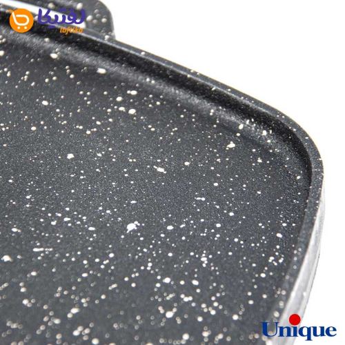 تابه گریل چدنی یونیک مربع 32 سانتیمتری (زیره چوبی) UN-6017