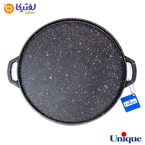 تابه گریل چدنی یونیک درب دار با زیره چوبی UN-6001