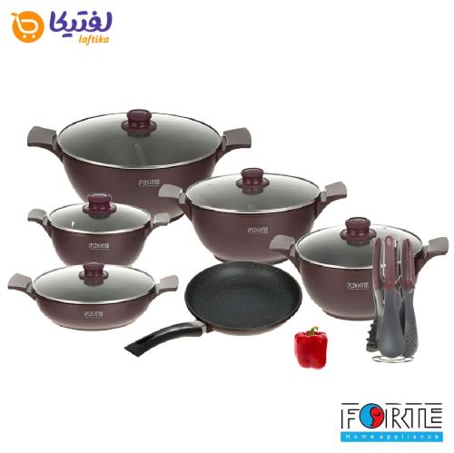 خرید-سرویس-پخت-و-پز-18-پارچه-فورته-مدل-اسکار-پلاس-بادمجانی