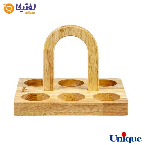 ظرف ادویه چوبی یونیک یک طبقه 6 تایی UN-1504