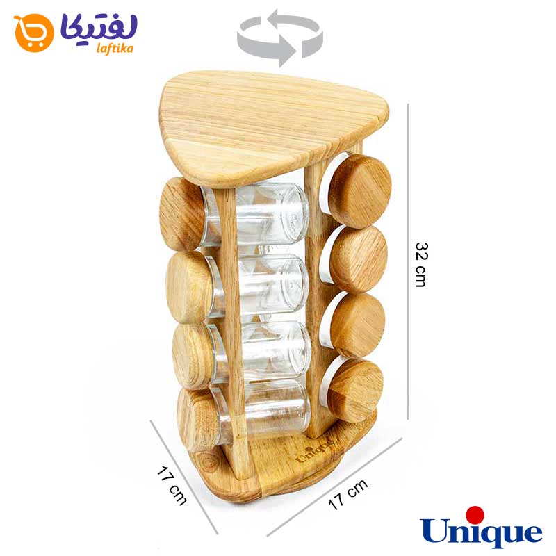 ابعاد جا ادویه چرخشی یونیک UN-6113