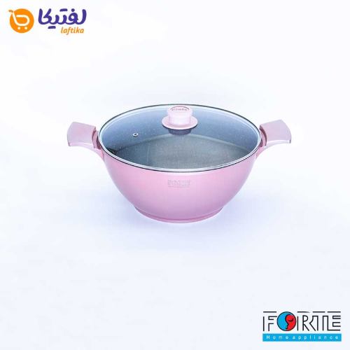 خرید قسطی سرویس قابلمه رزگلد فورته اسکار پلاس 18 پارچه