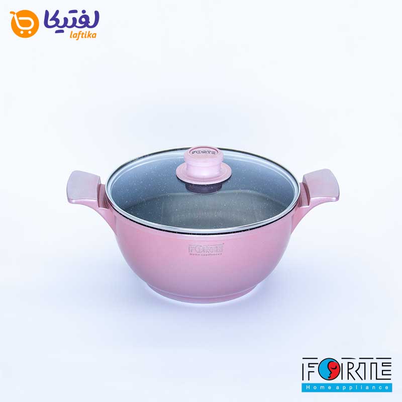 قابلمه اسکار پلاس گرانیتی فورته سایز 28 رزگلد