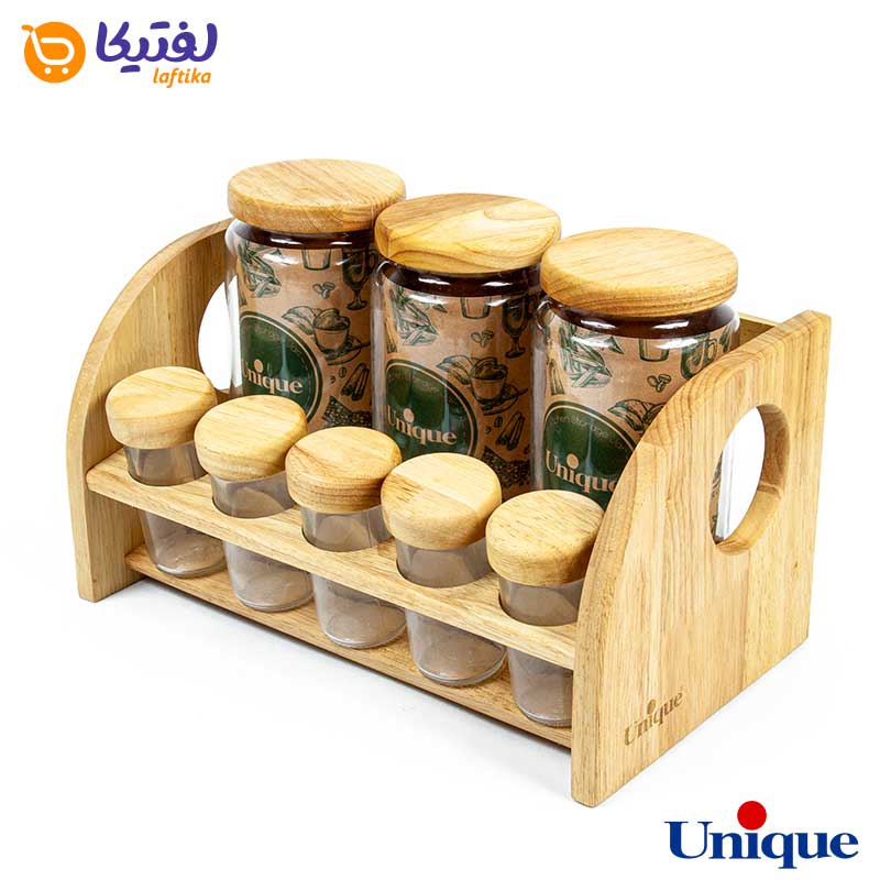 ست پاسماوری چوبی یونیک دو طبقه UN-6129