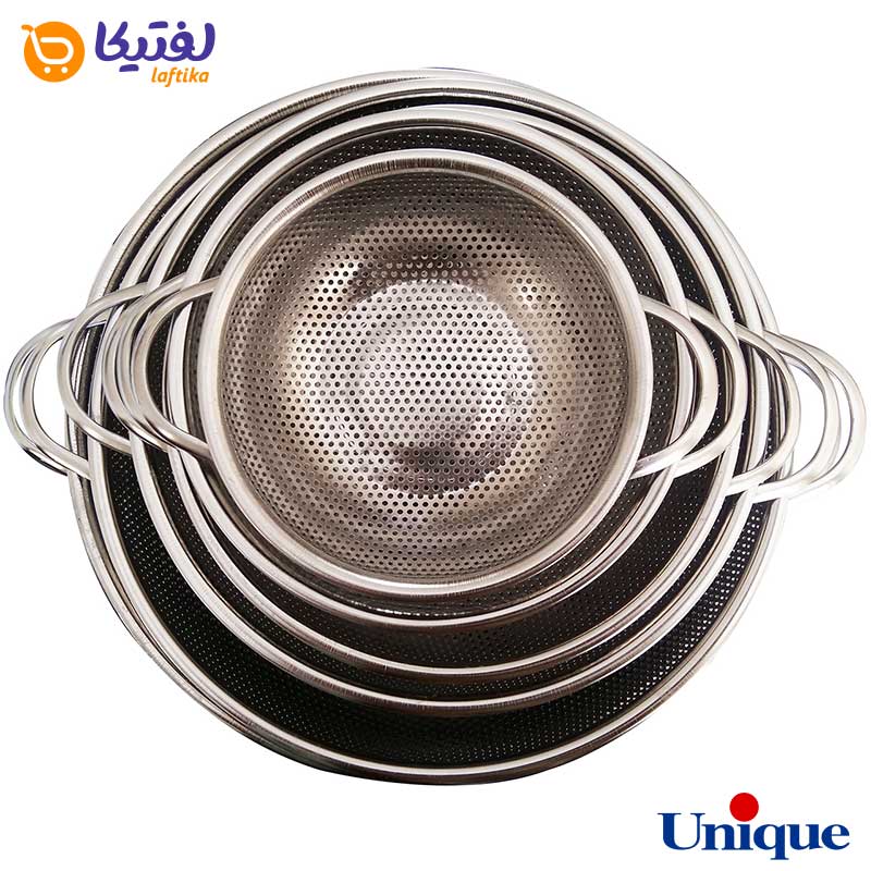 آبکش 6 پارچه پانچی دو دسته یونیک UN-4055