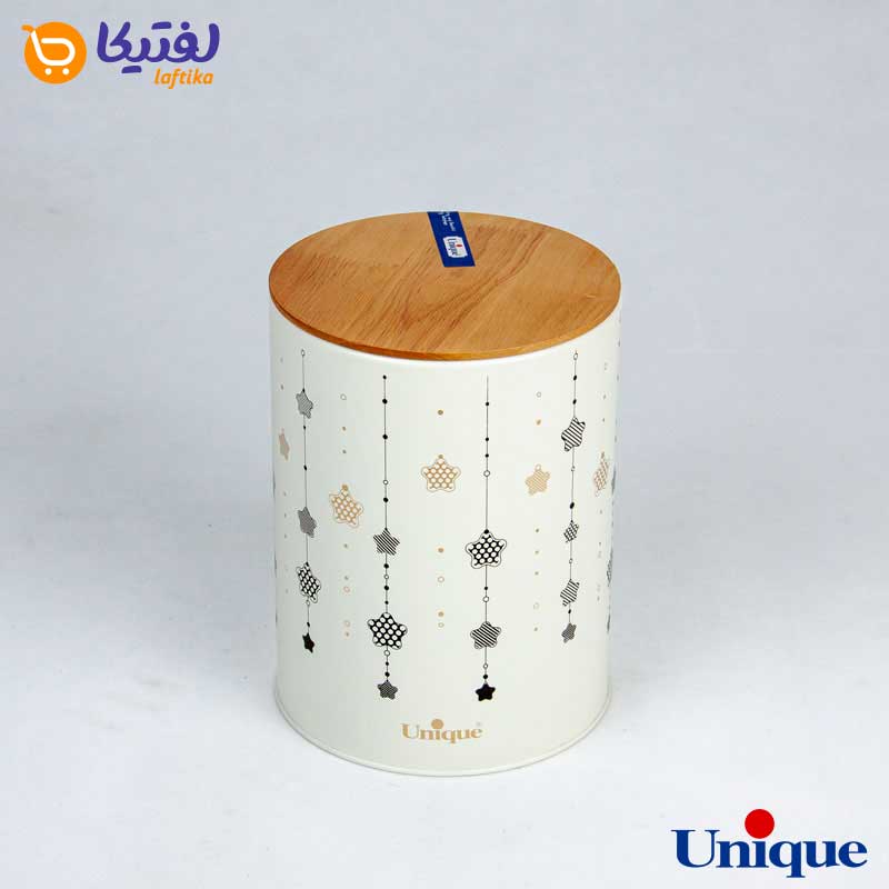 سرویس آشپزخانه 19 پارچه فانتزی درب بامبو طرح ستاره آویز یونیک UN-8096