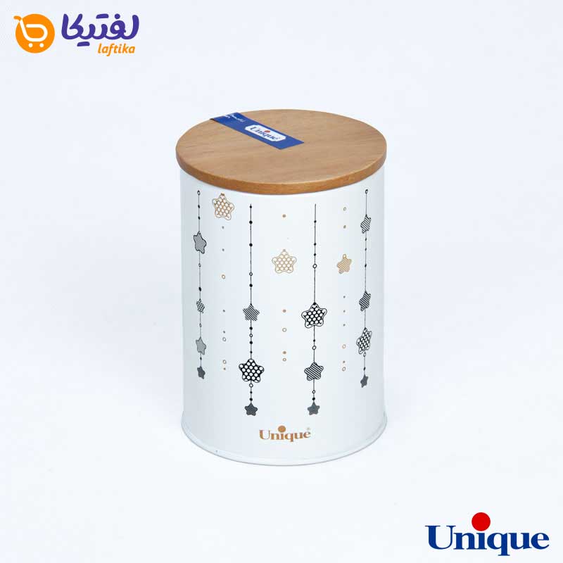 سرویس آشپزخانه 19 پارچه فانتزی درب بامبو طرح ستاره آویز یونیک UN-8096