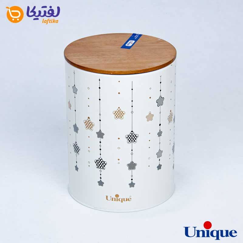 سرویس آشپزخانه 19 پارچه فانتزی درب بامبو طرح ستاره آویز یونیک UN-8096
