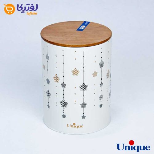 سرویس آشپزخانه 19 پارچه فانتزی درب بامبو طرح ستاره آویز یونیک UN-8096