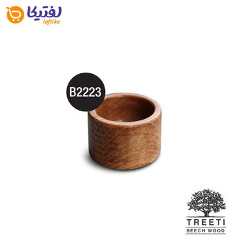 سس خوری چوبی گرد تیریتی کوچک 3.9 سانتی B2223