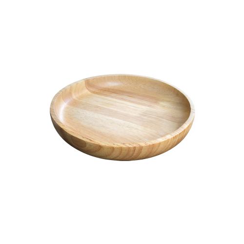 بشقاب گود چوبی گرد نارون کوچک R2414