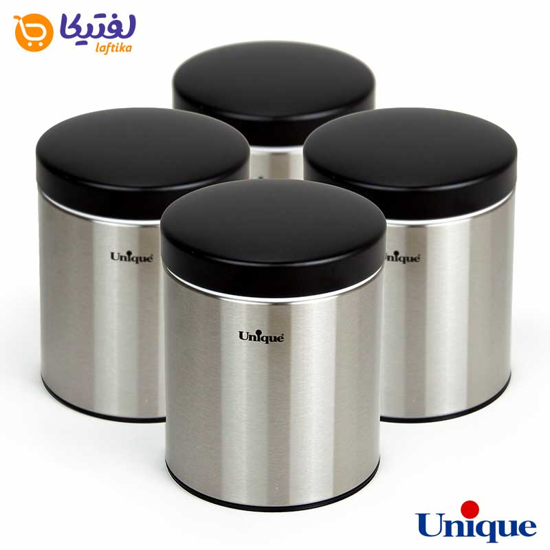 سطل حبوبات استیل یونیک سایز 1 8 بدون پنجره un4460