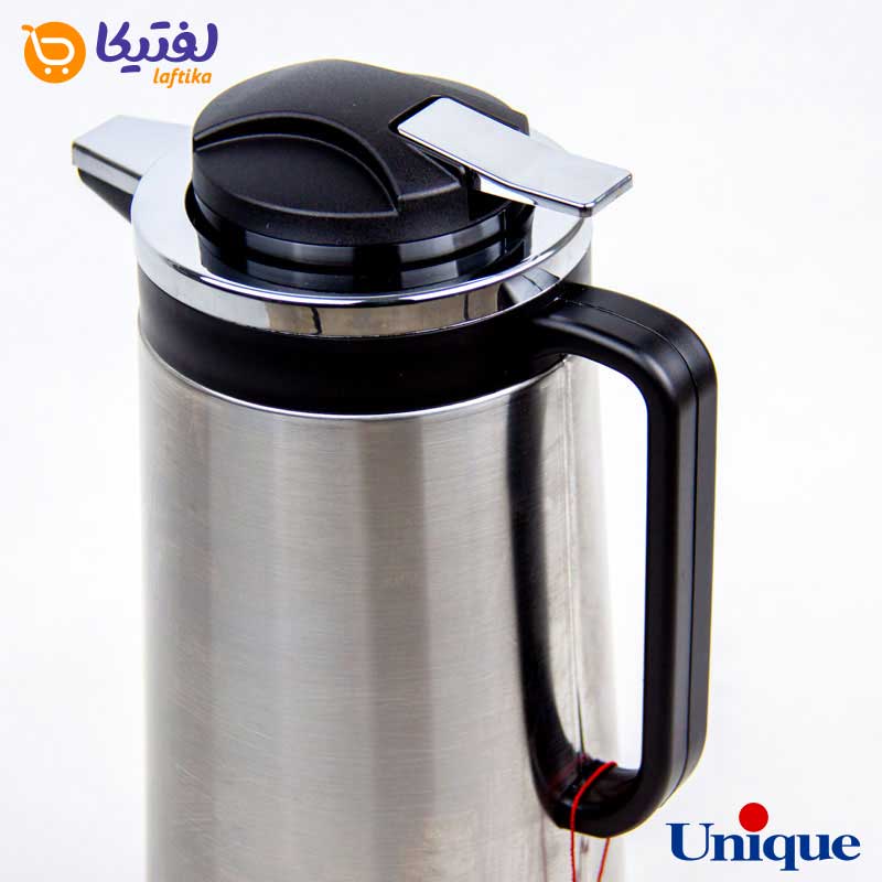 فلاسک 1.3 لیتر استیل شیشه دار یونیک UN-1804