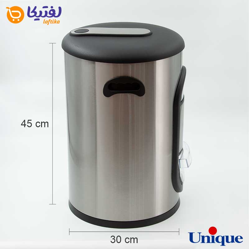 سطل برنج 10 کیلویی استیل یونیک پیمانه دار UN-4440