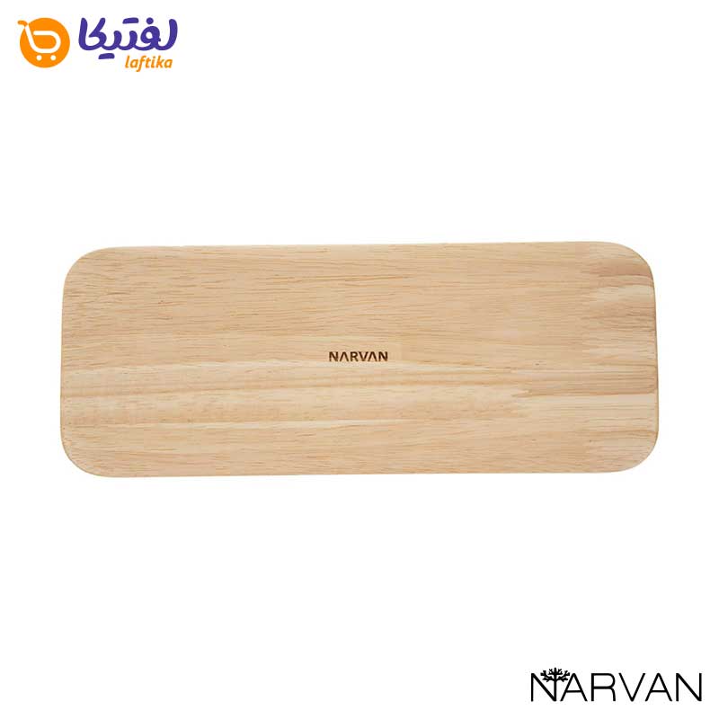 تخته سرو چوبی مستطیل سه خانه نارون R2914