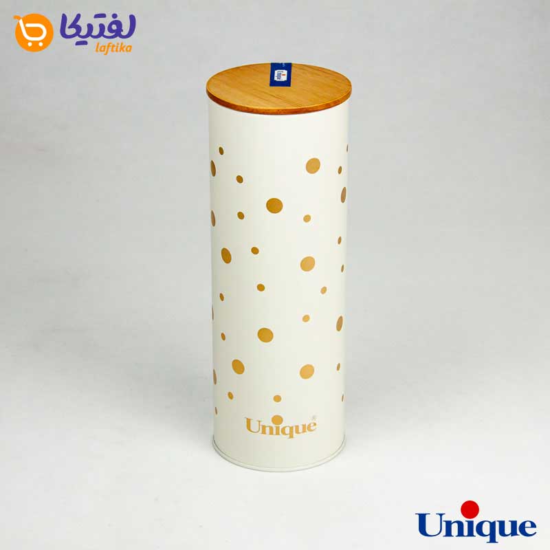 ظاهر استوانه ای سرویس 12 پارچه آشپزخانه فانتزی یونیک توپی درب بامبو UN-8013