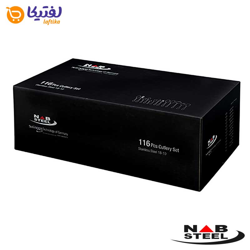 خرید قسطی سرویس 116 پارچه پالرمو ناب استیل براق