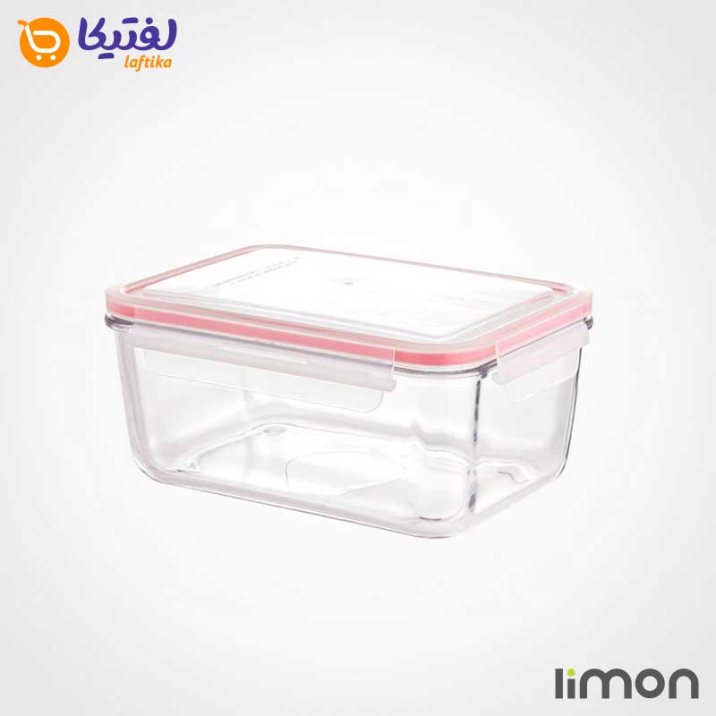 ظرف-شیشه-ای-مستطیل-درب-دار-1.5-لیتر-لیمون