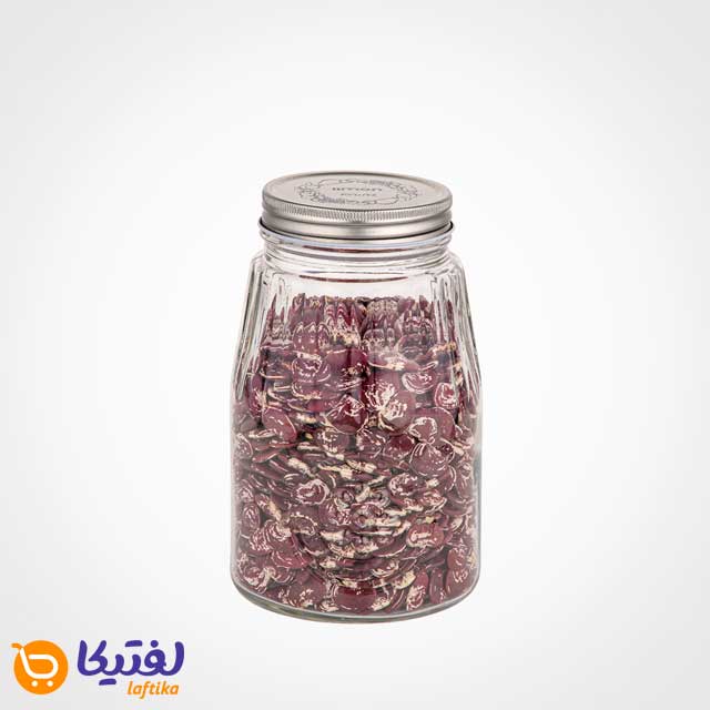 بانکه-شیشه-ای-1,5-لیتر-درب-فلزی-لیمون