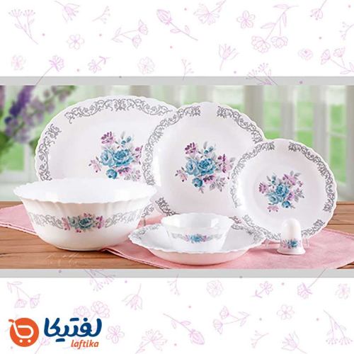 قیمت-سرویس-28-پارچه-پارس-اپال-مدل-نلی-آبی-کد-180