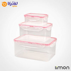 سرویس فریزری مستطیل 6 پارچه لیمون