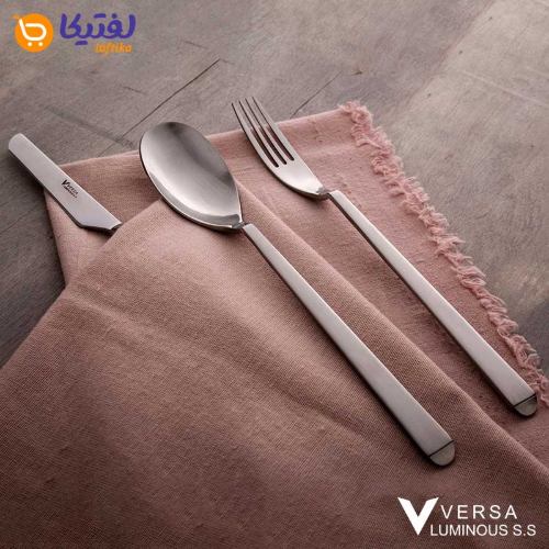سرویس قاشق چنگال ورسا استیل مات 151 پارچه مدل 360SFR30