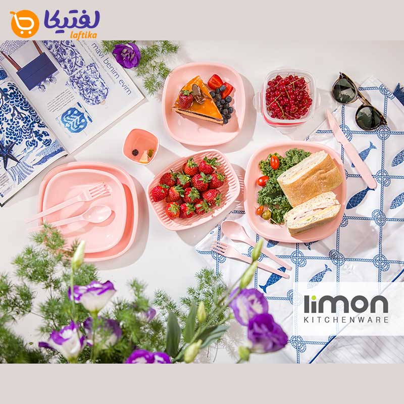 سرویس مسافرتی 60 پارچه 6 نفره لیمون