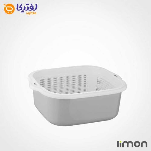 ست آبکش و لگن نسیم 4 لیمون
