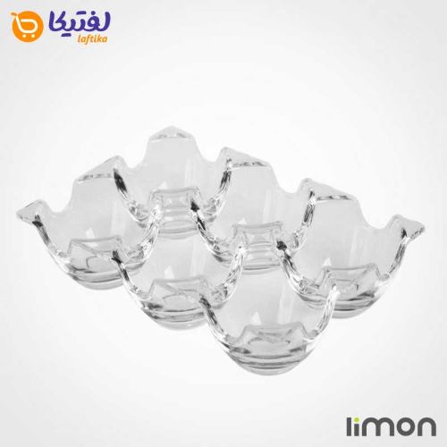 جا تخم مرغی کریستال لیمون از جنس اکرلیک شفاف
