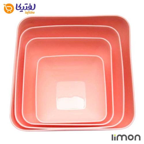 ست کاسه چهار گوش لیمون
