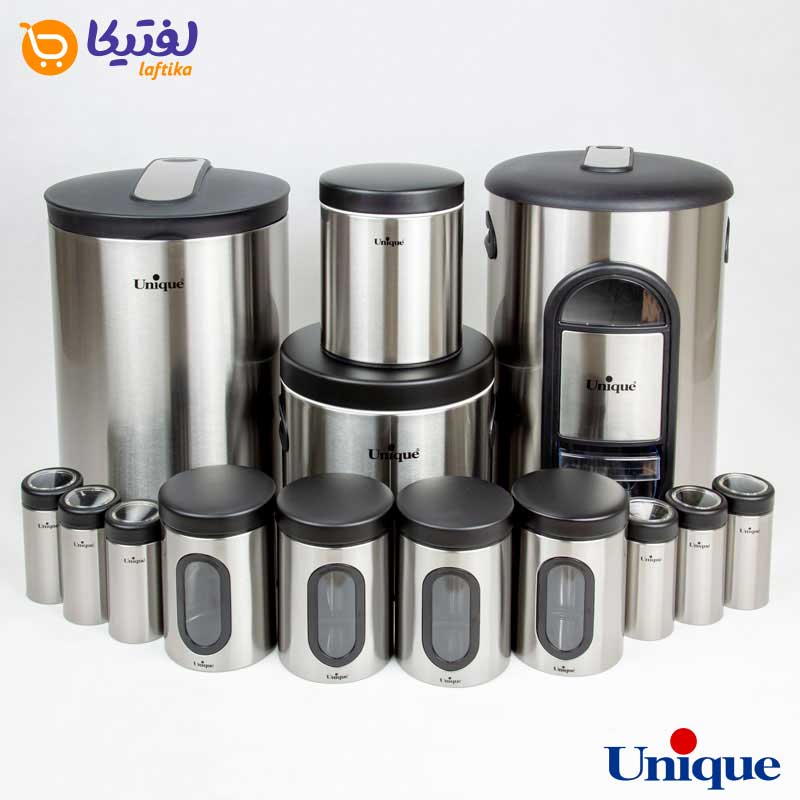 سرویس آشپزخانه 14 پارچه استیل یونیک UN-3505