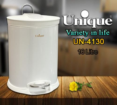 سطل زباله 16 لیتر سفید UN-4130