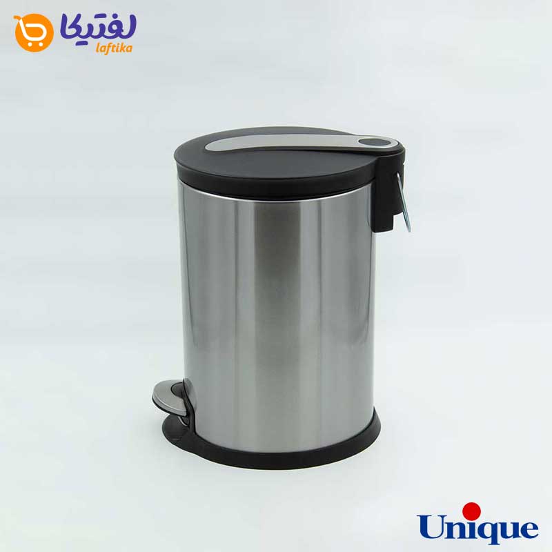 سطل زباله استیل 5 لیتر با آرام بند یونیک UN-4410