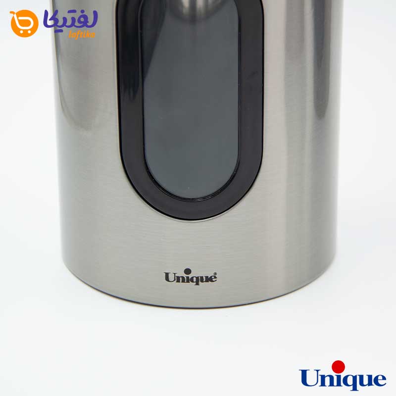 ظرف حبوبات در 4 سایز پنجره دار استیل یونیک UN-5990