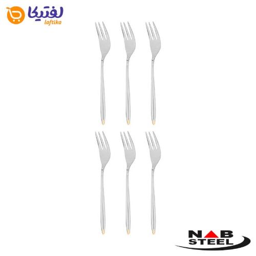 اقلام سرویس قاشق و چنگال پالرمو دور طلایی ناب استیل 18 نفره