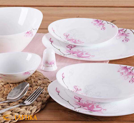 سرویس غذاخوری فیدان پارس اپال 6 نفره 28 پارچه بیضی کد 229