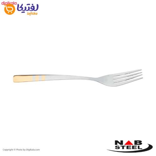 سرویس 128 پارچه ناب استیل مدل فلورانس با جعبه کادویی (دور طلایی)