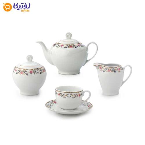 خرید سرویس-چای-خوری-17-پارچه-ایتالیا-اف-گلستان