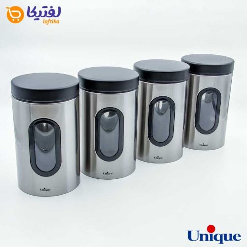قیمت و خرید جا حبوباتی استیل یونیک