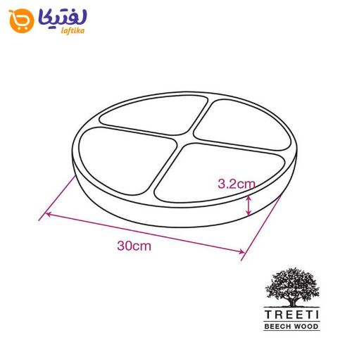 اردو خوری چوبی تریتی چهارخانه بزرگ W2124