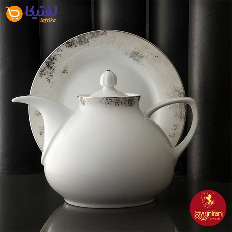 سرویس چینی زرین کلودیا پلاتینی انتخابی شیک و مدرن