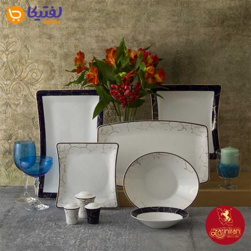سرویس چینی زرین وینچی طرح اونیکس 30 پارچه