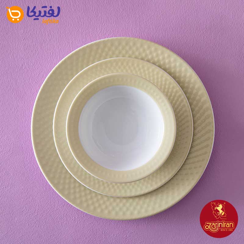 ظروف چینی با کیفیت زرین رادیانس طرح آداجیو رز