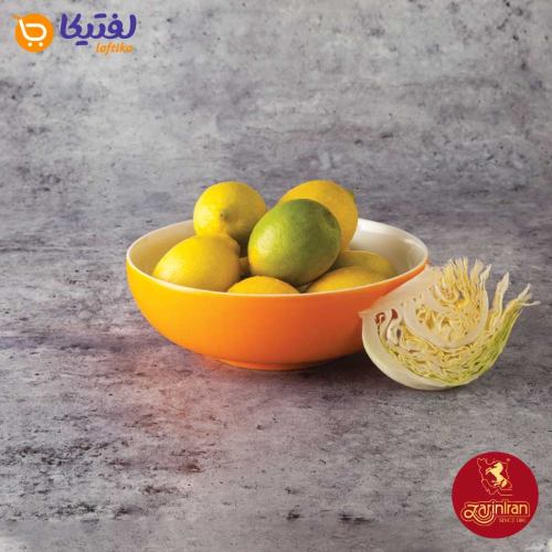 پیاله چینی زرین ایتالیا اف طرح نارنج سایز 22