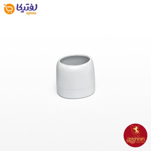 ظرف خردل چینی زرین هتلی سفید